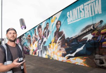 Saints Row mural unveiled in "most ambitious" city in the UK